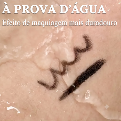 Kit com 12 eyeliners líquidos à prova de água de longa duração