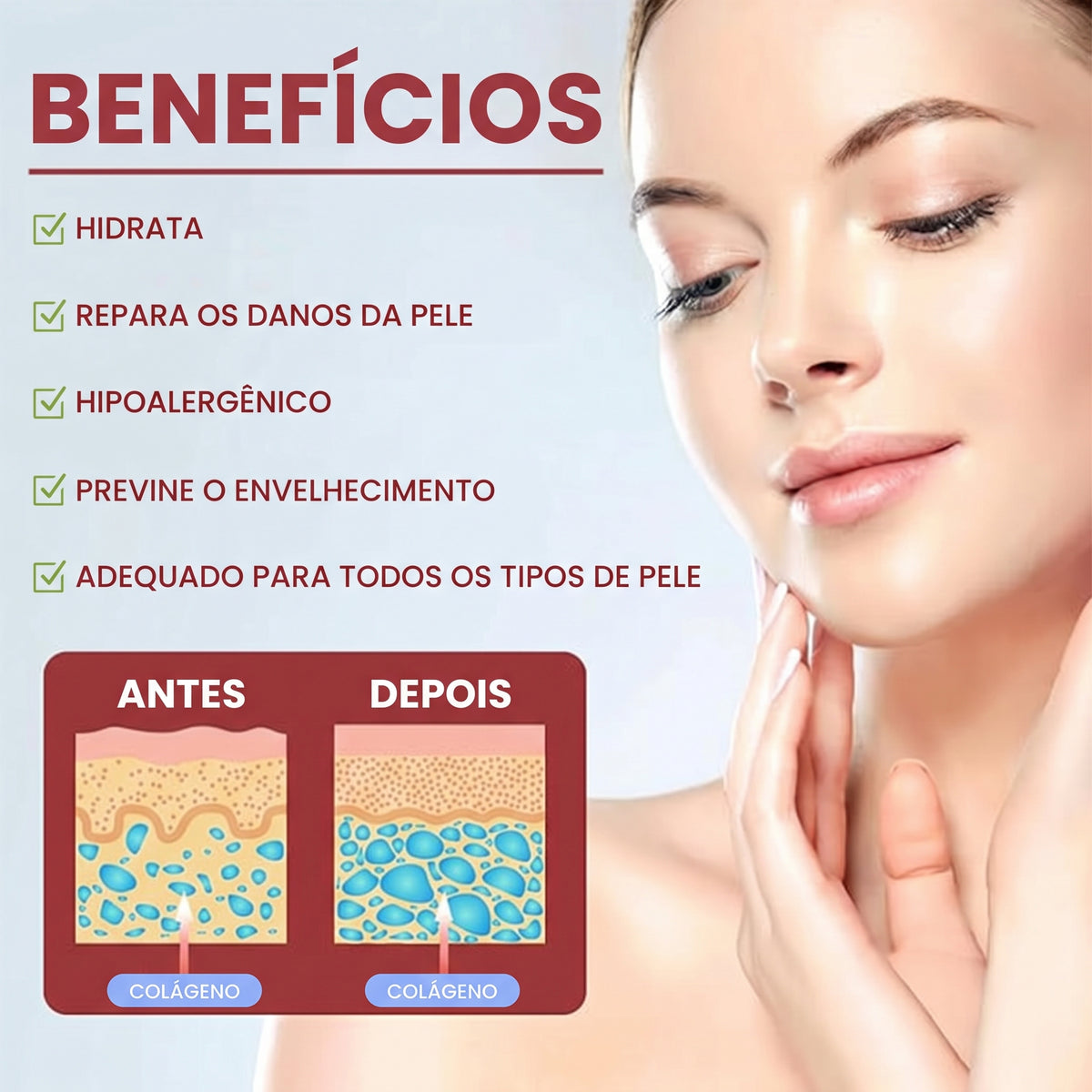 Máscara de Colagénio | Biocolagénio Marinho 100% Puro