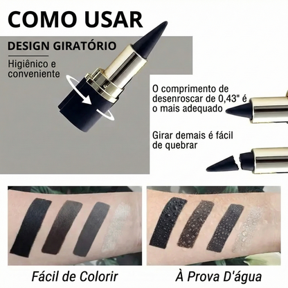 Conjunto de Lápis Delineadores em Gel