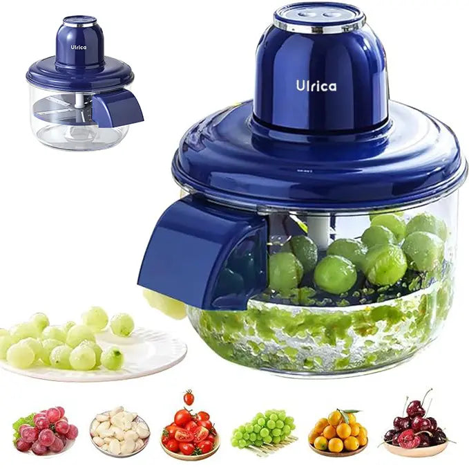 Descascador Elétrico ULRICA: Removedor de Casca Automático Recarregável para Alho, Uvas, Tomate Cereja e Castanhas – Bateria de 1300mAh, Carregamento Tipo C, Fácil de Usar, Utensílio de Cozinha Prático e Ideal para Oferecer