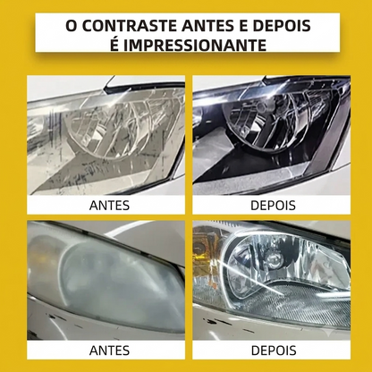 Restauração de Faróis Kit Duradouro Sem Ferramentas Elétricas