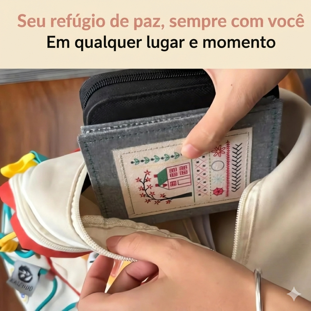 Livro de Bordados Anti-Stress: Kit Completo com mais de 60 Desenhos