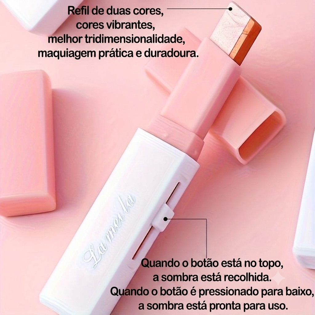 Embalagem de 6 - Pincéis bicolores de longa duração e à prova de água.