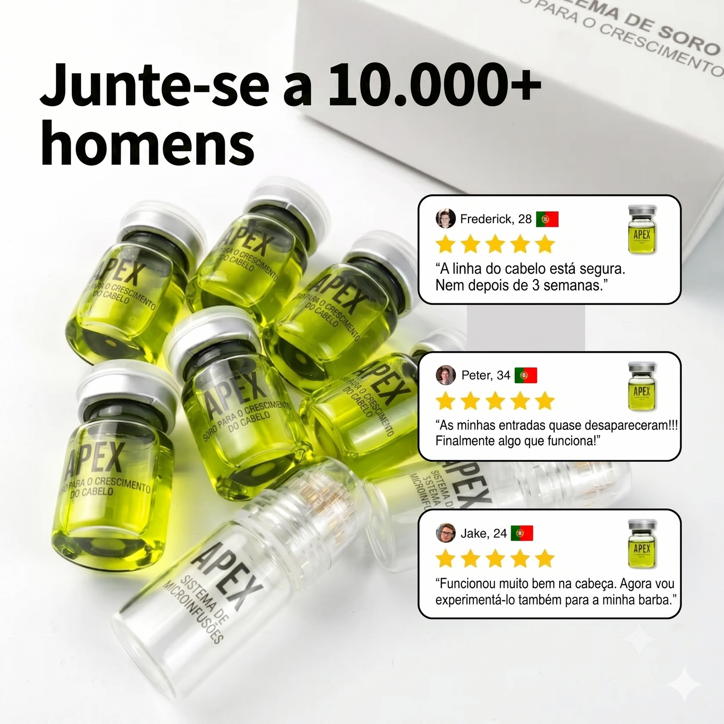 Sistema de crescimento capilar Apex