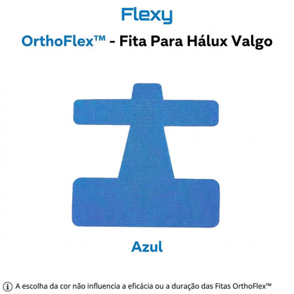 Embalagem com 10 - OrthoFlex – Fita para Hálux Valgo
