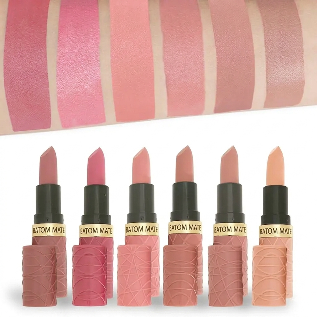 Hidratação e Cor Duradoura Kit de Batons Matte Cremosos