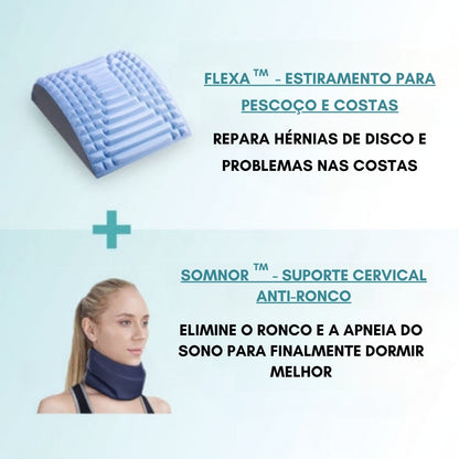 Somnora™ - Suporte Cervical Antirronco