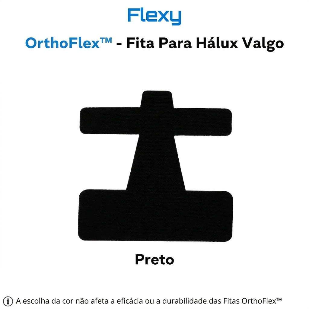 Embalagem com 10 - OrthoFlex – Fita para Hálux Valgo