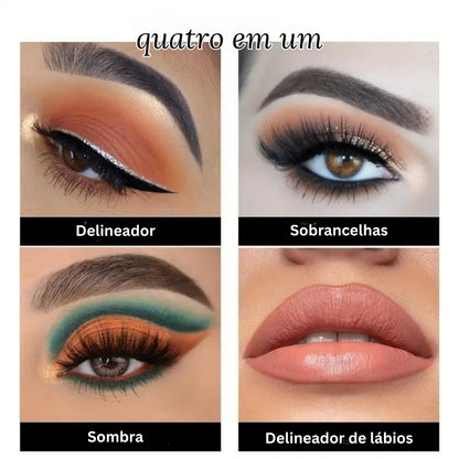 Caneta delineadora com glitter de 12 cores, acabamento brilhante nacarado de alta cor, à prova de água, caneta delineadora punk gótica esfumada, maquilhagem, conjunto de lápis delineador, produtos de maquilhagem, lápis delineadores, cosméticos