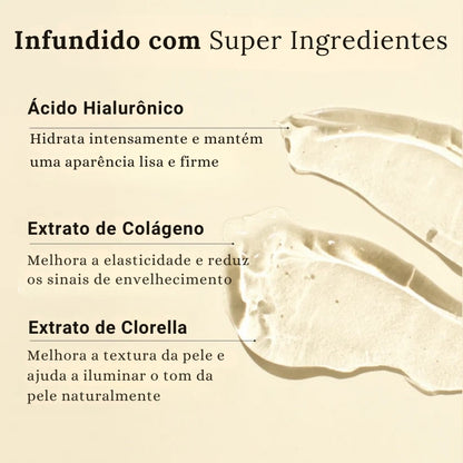 Máscara de colágeno puro - Juventude e vitalidade