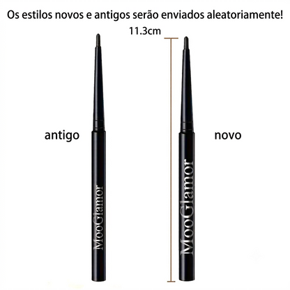 Kit com 12 eyeliners líquidos à prova de água de longa duração