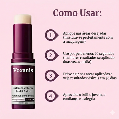 Bálsamo antirrugas com colagénio e cálcio