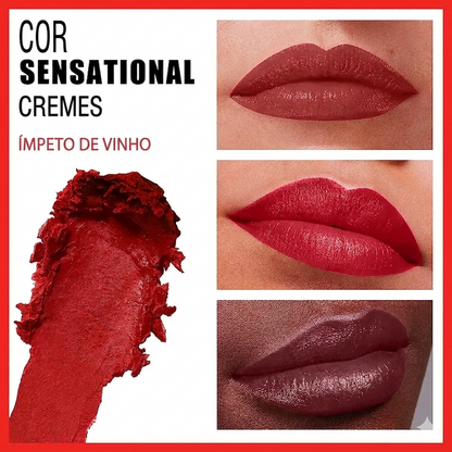 Hidratação e Cor Duradoura Kit de Batons Matte Cremosos