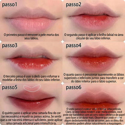 Conjunto de 6 batons líquidos mate de longa duração