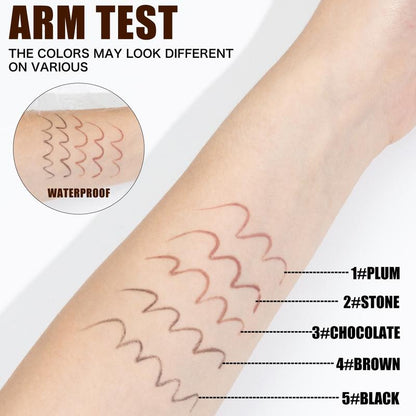Delineador Lápis 24H à Prova D'Água Longa Duração Mancha