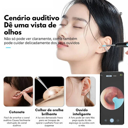 EarCamera - Kit de câmera auricular HD