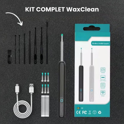 WaxClean™ | Limpeza inteligente dos ouvidos com tecnologia avançada