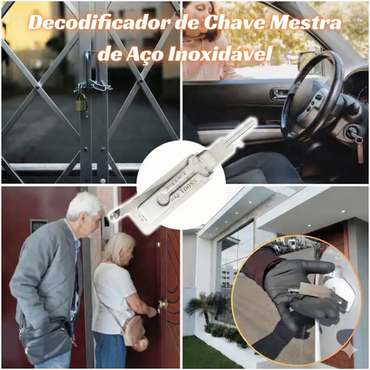 MASTER™ – Ferramenta 2 em 1 para descodificação e abertura de chaves
