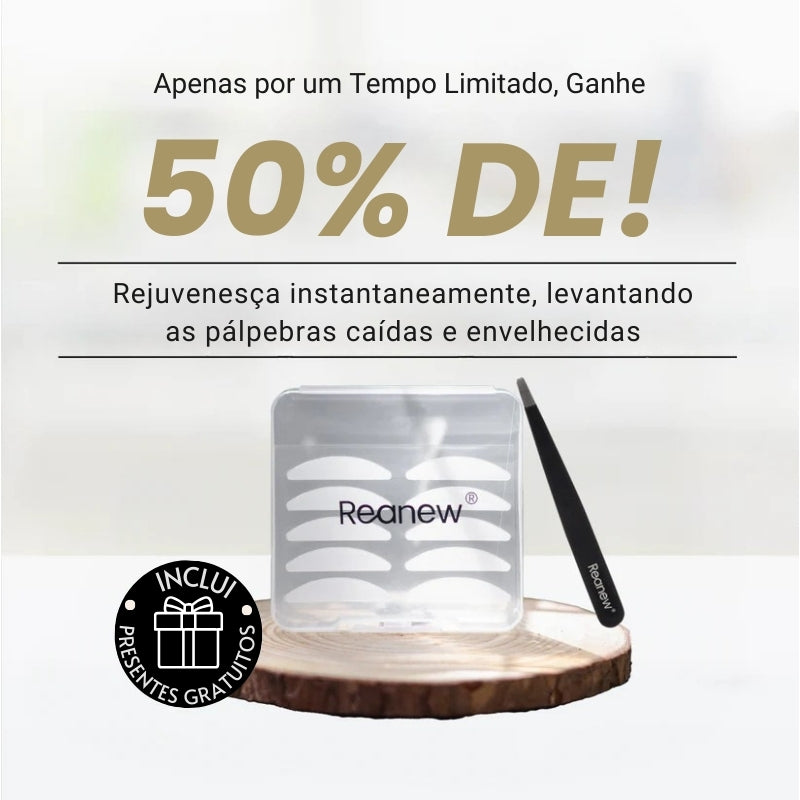 Tiras de elevação instantânea para pálpebras