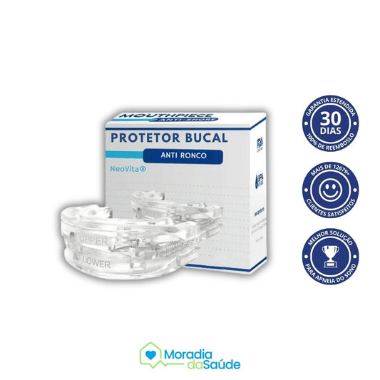 Protetor bucal antirronco ajustável NeoVita®