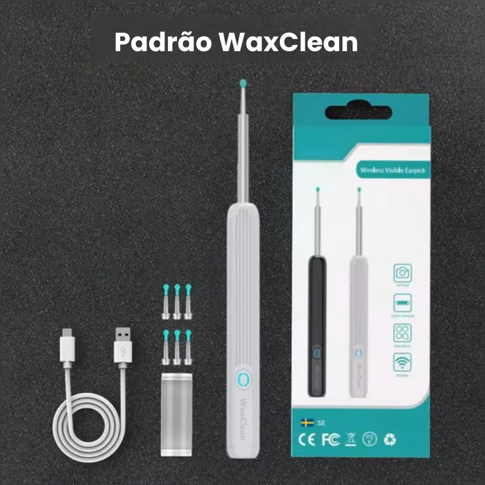 WaxClean™ | Limpeza inteligente dos ouvidos com tecnologia avançada