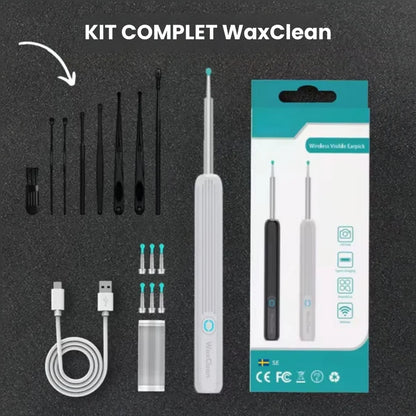 WaxClean™ | Limpeza inteligente dos ouvidos com tecnologia avançada