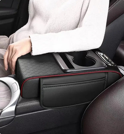 Almofada para apoio de braço de automóvel - Organizador 5 em 1