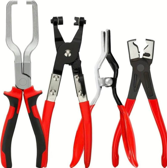Kit de abraçadeira de mangueira profissional, conjunto de ferramentas para desconexão e desmontagem de linhas de combustível para manutenção automóvel, abraçadeira de tubo multifuncional para reparação de automóveis, acessórios para automóveis