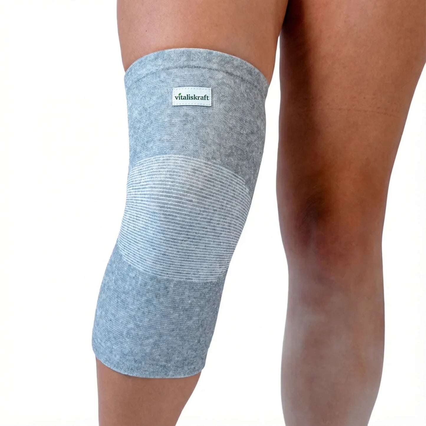 Joelheira de bambu premium Vitaliskraft