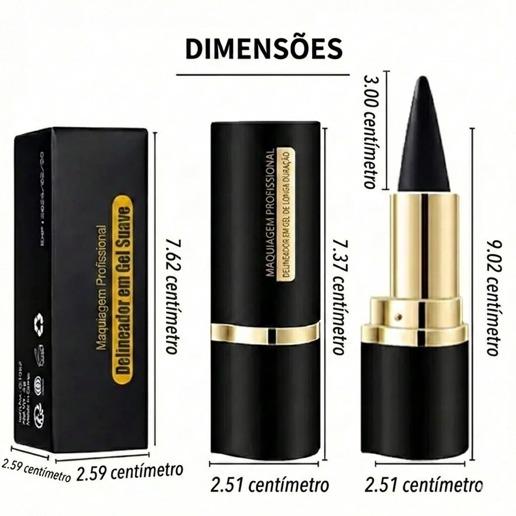 Conjunto de Lápis Delineadores em Gel
